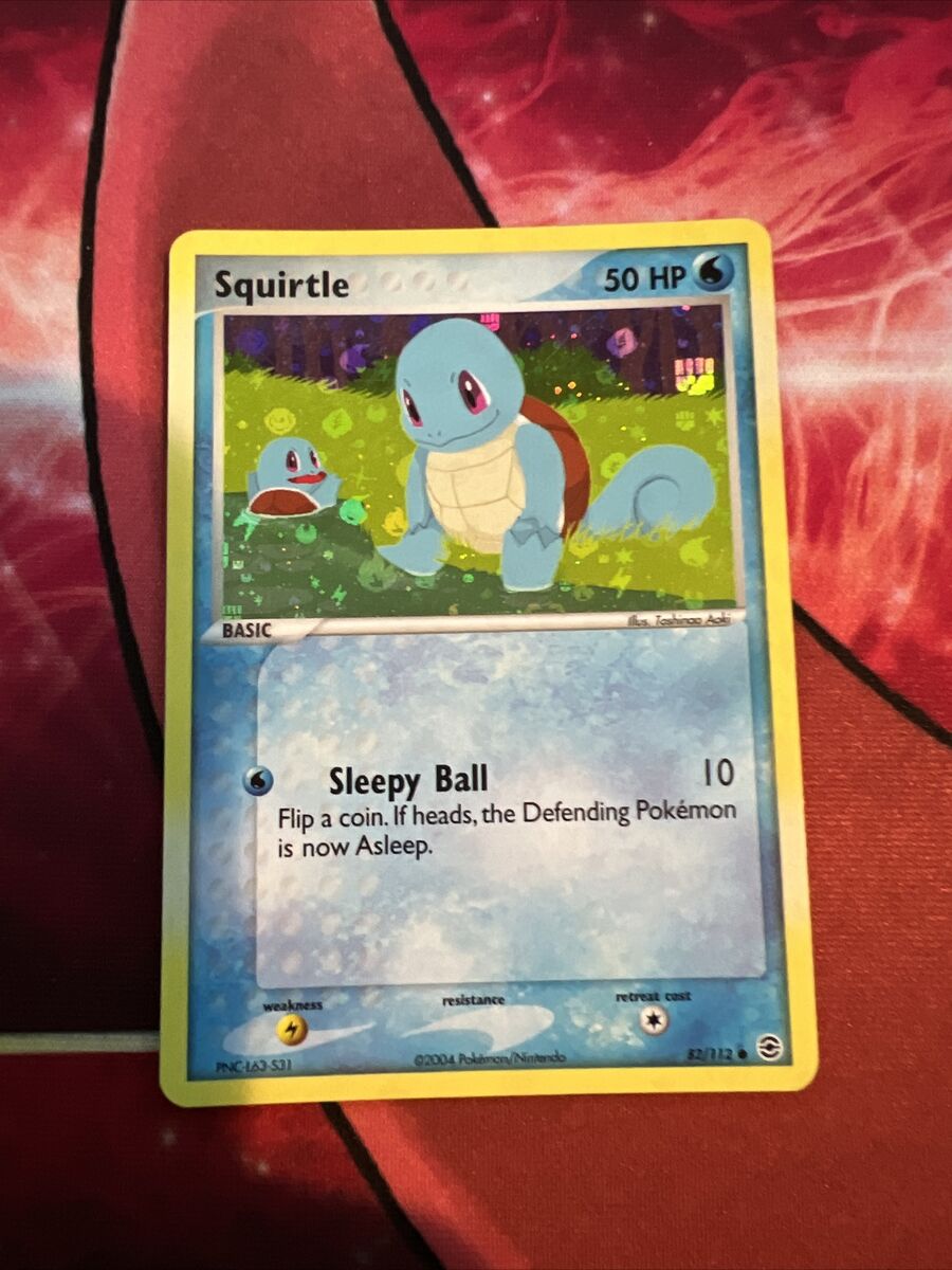 Squirtle - 82/112 - Common - Reverse Holo - Pokemon Singles » Ex: Fire Red  & Leaf Green - Pink Bunny Games LLC