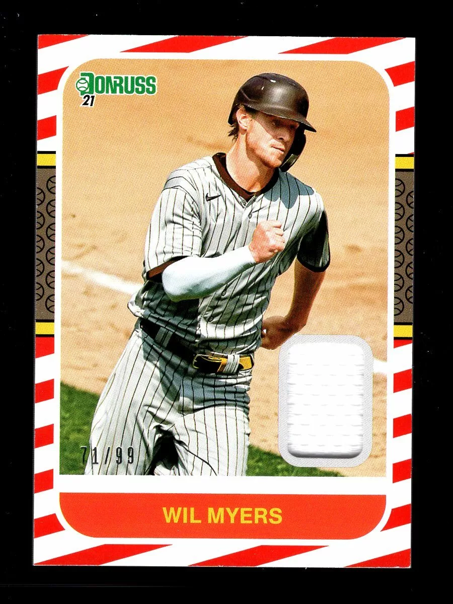 2021 DONRUSS WIL MYERS JERSEY 71/99 SAN DIEGO PADRES