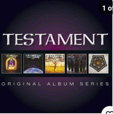 TESTAMENT Original Album Series by Testament 5 CD   Box Set 2013 NEW  SEALED...