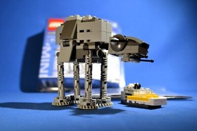 2003 LEGO Star Wars 4489 Mini AT-AT Complete w/ Manual & Box VGC