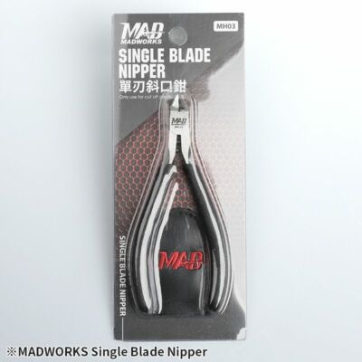 MADWORKS Single Blade Nipper Sharp Modeling Tool Pointed Side