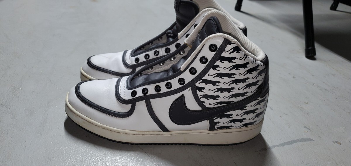 Nike Vandal High Black Fives Philly Panthers Leather Men display picture 2