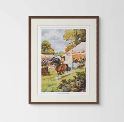 Thelwell Pony Print. Sehr zu empfehlen. Reitgeschenk.
