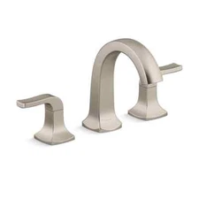 KOHLER Rubicon 8 in. Widespread 2-Handle High Arc Bathroom Faucet Brushed Nickel