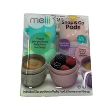 Melii Snap and Go Pods NWT Baby Food Snack Container