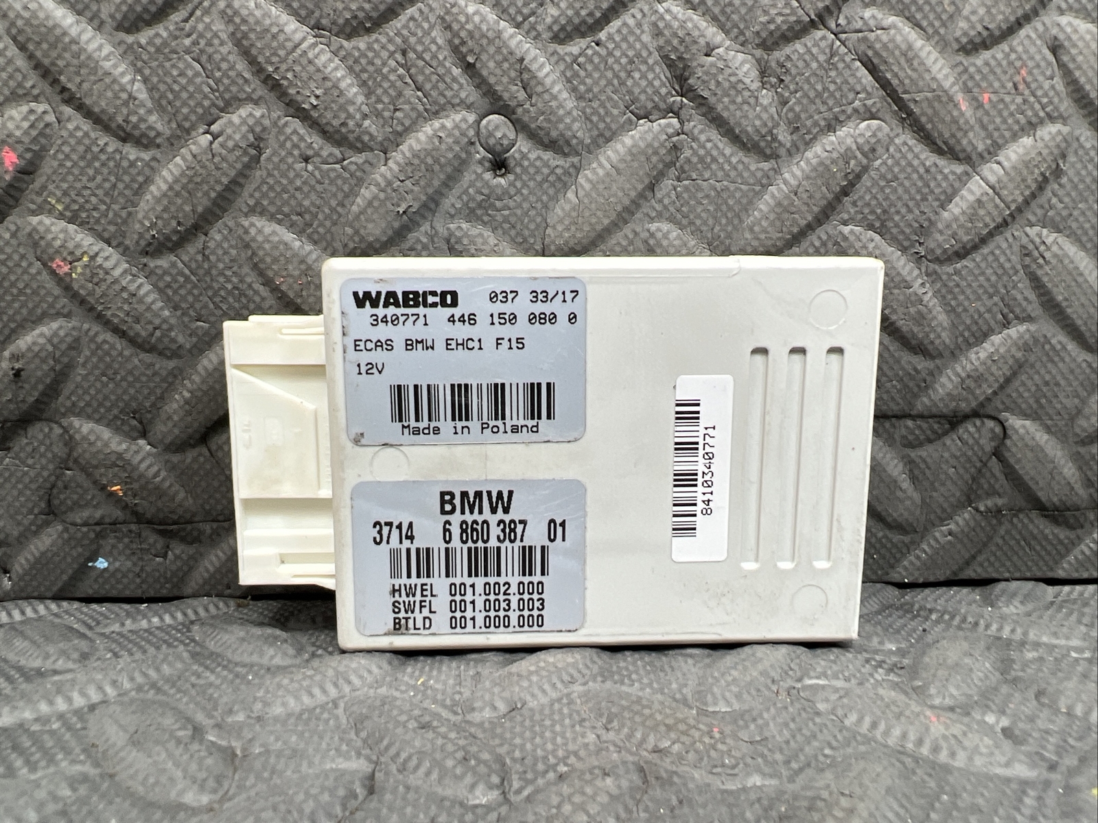 BMW X5 Air Suspension Control Unit Module F15 6860387 2014 for sale