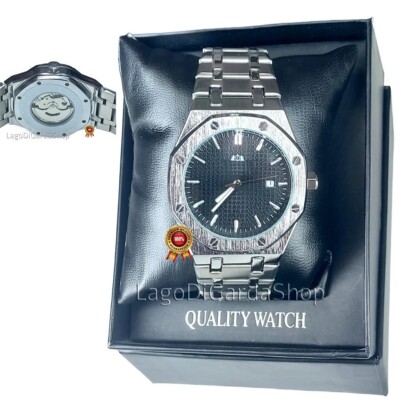 Orologio Automatico Meccanico Corda Da Polso unisex nero movimento