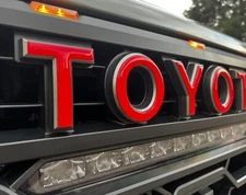 TRD PRO Grille Letter Overlays Compatible with 2022-2026 Tundra & 23-26 Sequoia