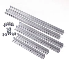 Garage Door Rear Track Hanger Kit Galvanized Ceiling Mount Durable Long Lasting