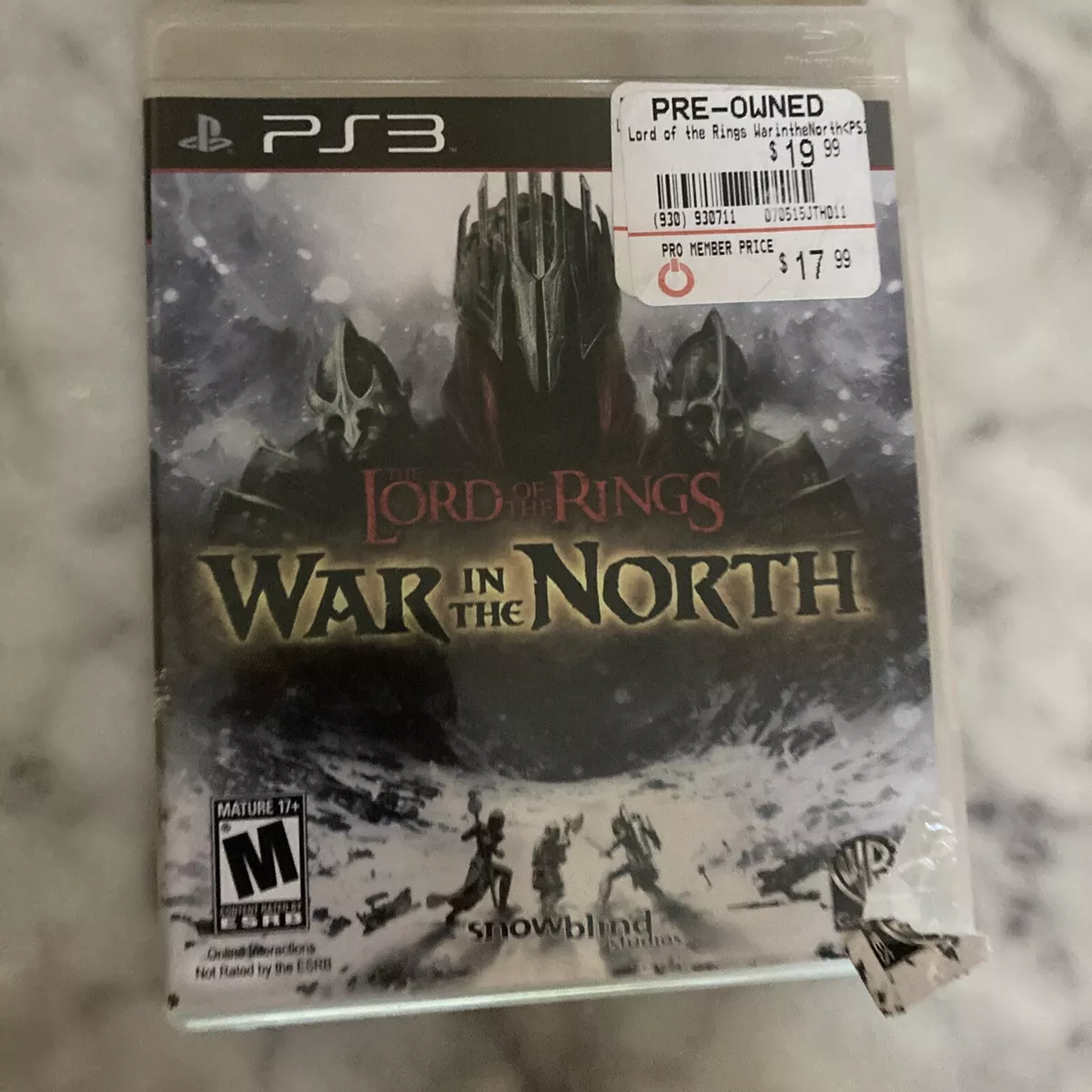 Lord of the Rings: War in the North for PlayStation 3