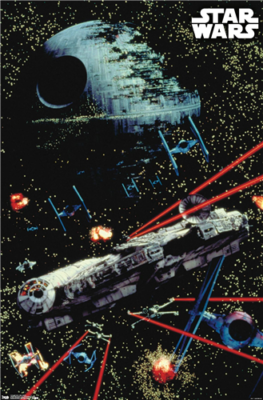 STAR WARS CELEBRATION パンフレット STAR WARS: SAGA - SPACE BATTLE POSTER - 22x34 17597 | eBay