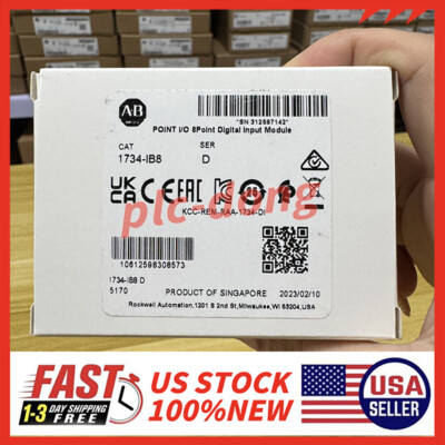 New Sealed Allen-Bradley 1734-IB8 Point I/O 8Pt Digital Input Module Fast Ship