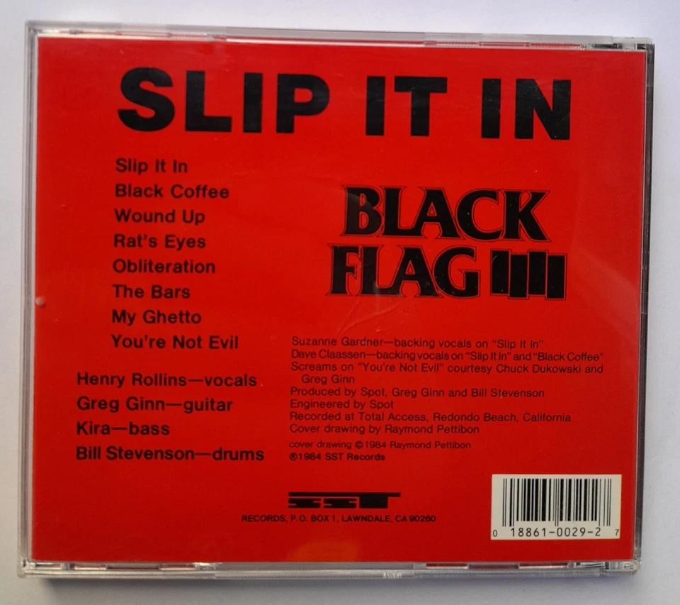 BLACK FLAG Slip It In CD RI RP | M M | Henry Rollins Kira Roessler 1984 US HC - Bild 3 von 3