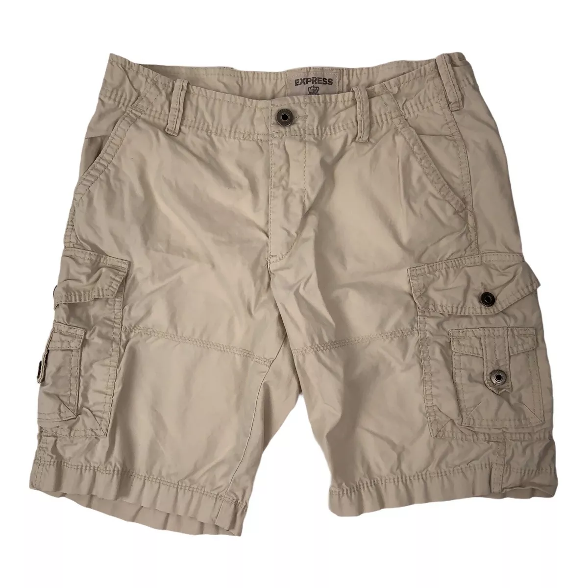 Express mens cargo shorts clearance