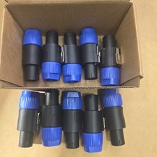 10PCS Speakon 2 Pin Male Plug Audio Cable Connectors 2 Pole NL2 Speaker