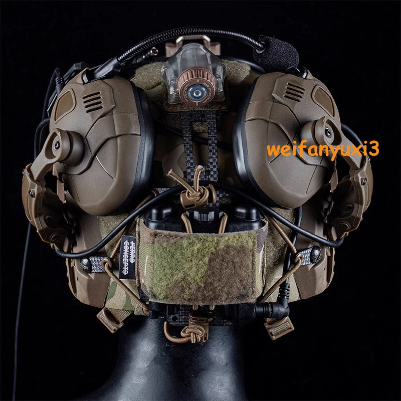 Tactical Noise Reduction AMP Headset Military Bluetooth Earphone For Fast Helmet - Image 2 of 4