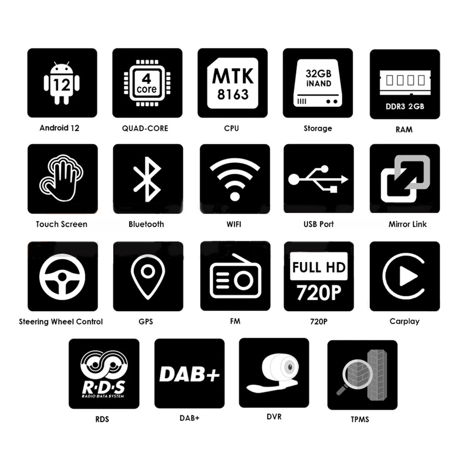 9.7" Touch Screen Android 12 Car Stereo Radio GPS For Nissan Tiida C11 2004-2013 - Image 4 of 4