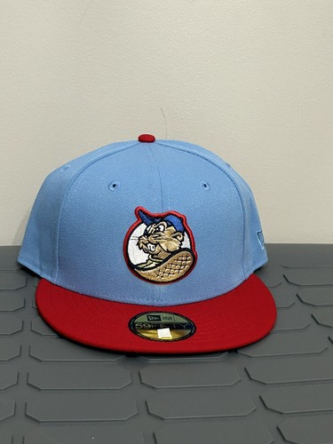 PORTLAND BEAVERS MENS MILB NEW ERA 59 FIFTY FITTED HAT SIZE 7 1/2 RARE NWT