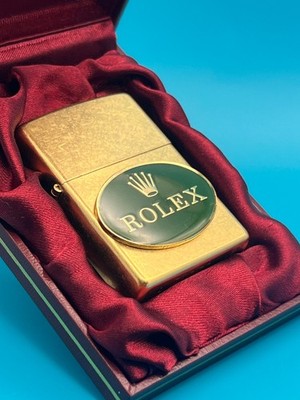 Brand New 2005 ZIPPO Lighter Unique Retro ROLEX EMBLEM Stunning