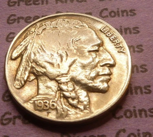 1936   Buffalo Nickels  High Grade Coin  #AM21