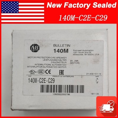 AB 140M-C2E-C29 /C Motor Protection Circuit-Breaker NEW 140M C2E C29