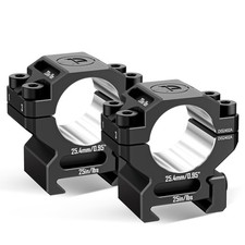 DISCOVERYOPT Precision Scope Rings, Lapped Riflescope Mounts Black