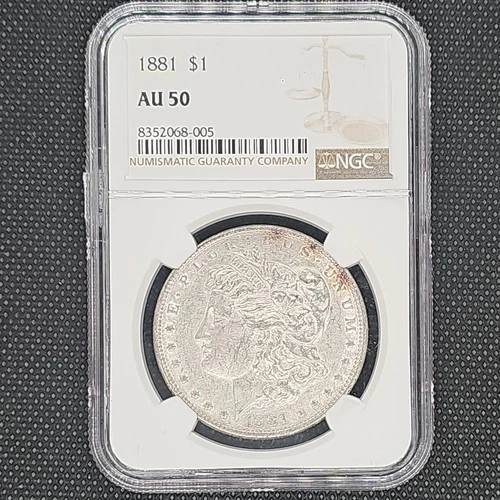 1881-O Morgan Dollar NGC AU 50