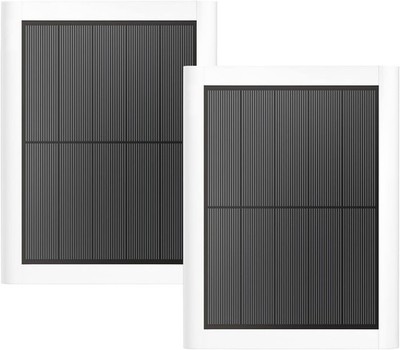 Ring Solar Panel(2nd Generation), 5W Ring Solar Panel Charger with 2Pack White