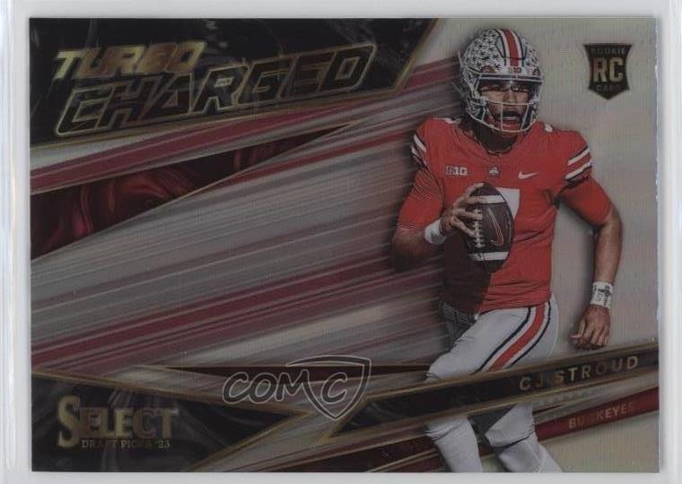 2023 Select Draft Picks Turbocharged Silver Prizm CJ Stroud Rookie RC 10ek