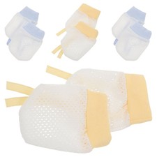  4 Pairs Guanti Da Neonato Muffole Neonata Copri Mano Per Bambini