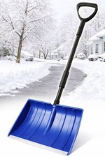 Snow Shovel 55” Long D-Grip Handle Large Capacity Aluminum Edge Driveway Snow Shovel 55” Long D-Grip Handle Large Capacity Aluminum Edge Driveway - Image 1