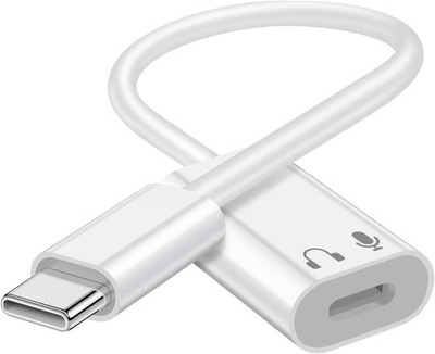 USB C to Lightning Audio Adapter, USB Type C Male to Lightning Female Earphone C