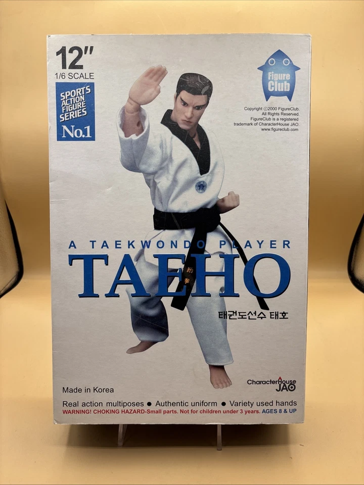 Figura de jugador de taekwondo Taeho escala 12" 1/6 Club Corea NUEVO en caja Foto 4 de 4