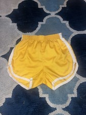 Vintage 70s Gym Shorts Mens Sears Athletic Running Track Stretch Size Mens SM