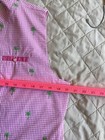 Vintage LILLY’S OF BEVERLY HILLS  VEST TOP & SKORT SET Pink Checker Palm Trees L — photo 9