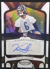 2022 Panini Certified Football Kyler Gordon /149 #RS-KG Rookie Auto Bears 🐻 