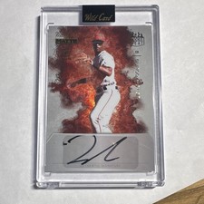 ?Wild Card MATTE Premium Rookie Heat Jeter Downs Auto Serial Baseball 2024 2-2 . rookie card picture
