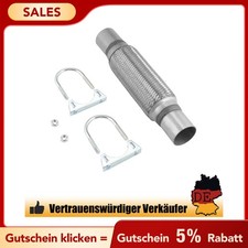 Flexrohr Auspuff 45 x 200/300mm für Opel Astra H Astra J Corsa D ohne Schweißen