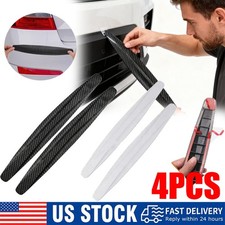 4PCS Car Front Rear Corner Bumper Guard Protector Anti-collision Strip Sticker