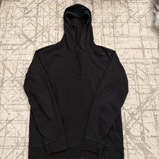 Lululemon Smooth Spacer Classic-Fit Black Sz Medium Pullover Hoodie