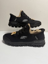 Skechers Glide Step-Zefyr Mens Size 14 Black Athletic Slip-On Shoes Sneakers