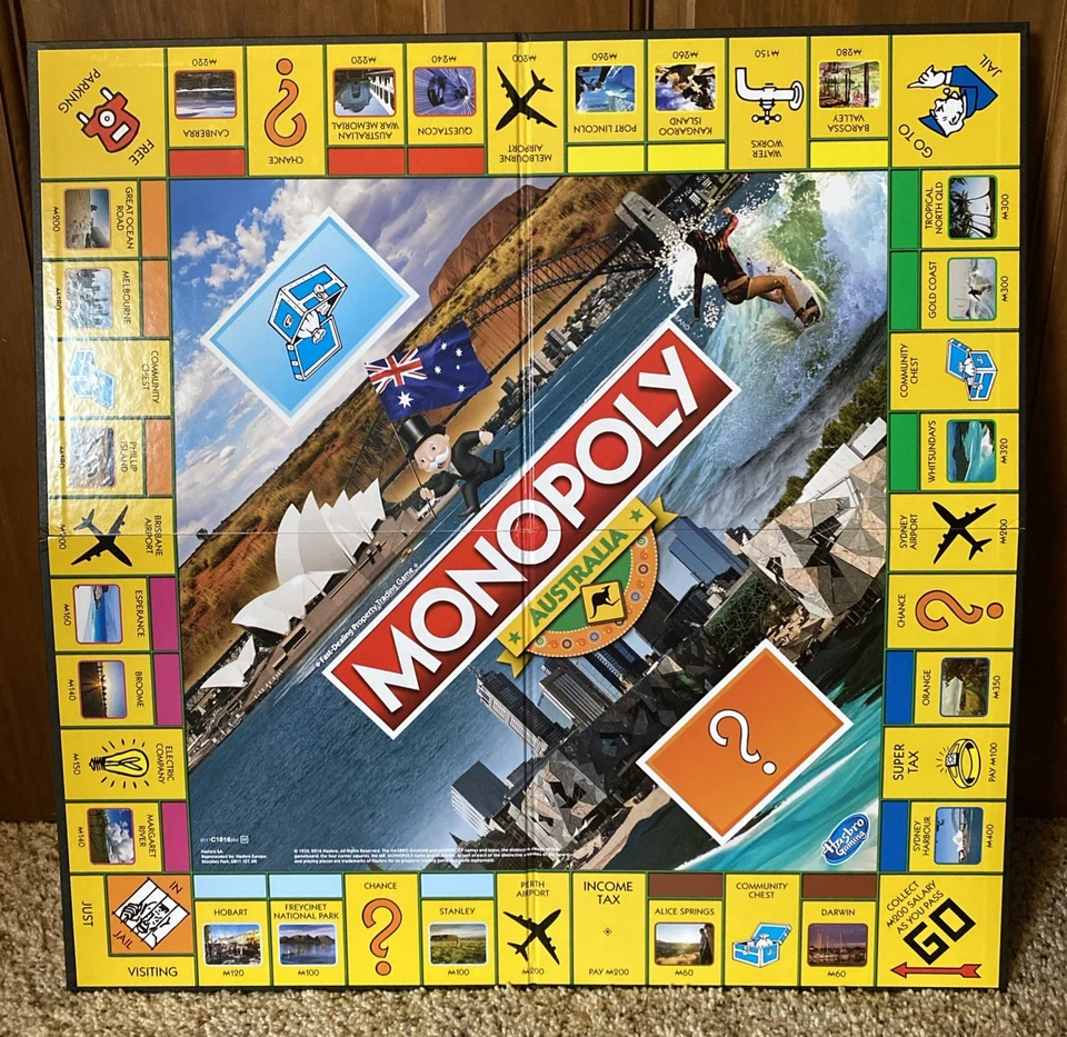 Monopoly Australia Special Edition Board Game Hasbro - Complete - Image 3 of 4