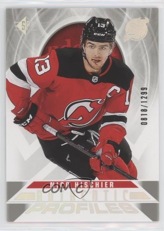 2020 SP Retail Authentic Profiles Silver Spectrum /1299 Nico Hischier #AP-5 0e40