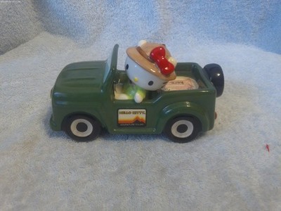 Hello Kitty In Jeep Adventure Tours Tealight Candle New  '' FLAW SEE DESCRIPTION''