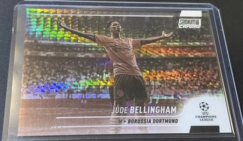 2021-22 Topps Stadium Club Chrome JUDE BELLINGHAM #22 SEPIA REFRACTOR /75