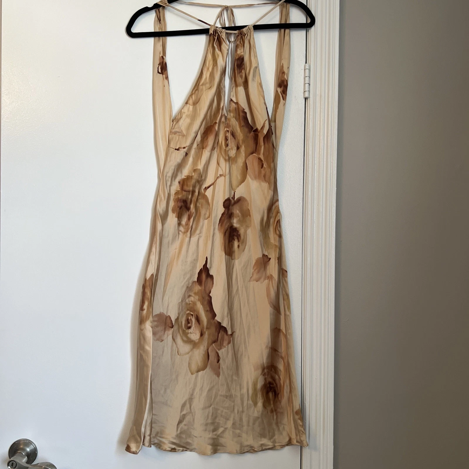 UNDERCOVER Abito vintage Victoria's Secret taglia S oro bustier slip ottime condizioni