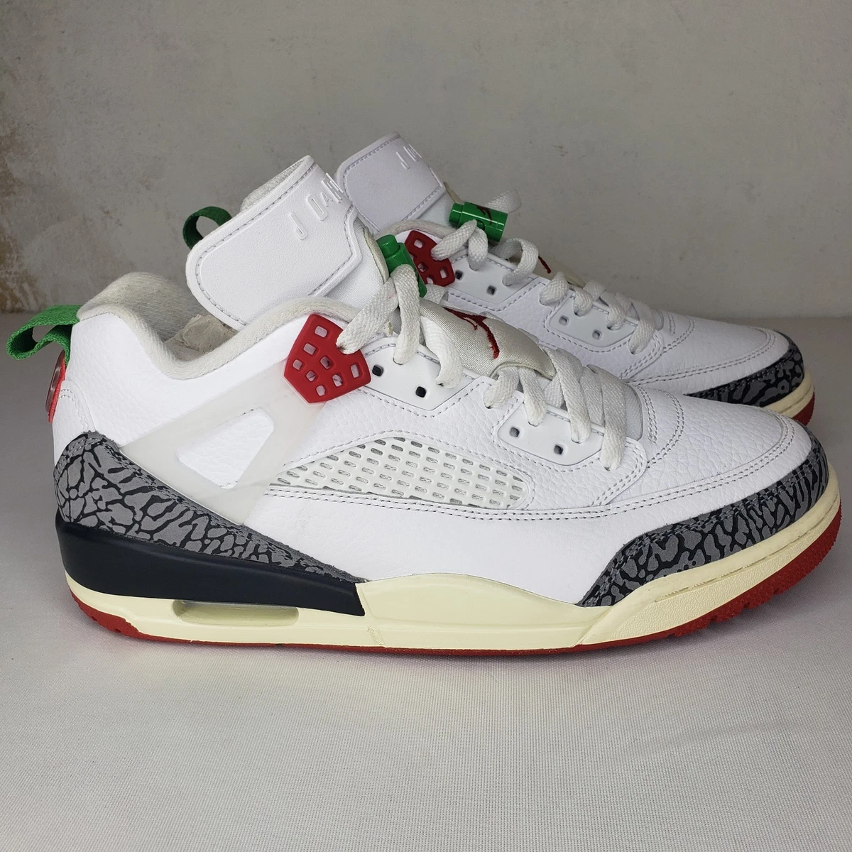 Nike Air Jordan Spizike Low SE Do The Right Thing weiß rot 7425-100 Größe 8,5 Herren