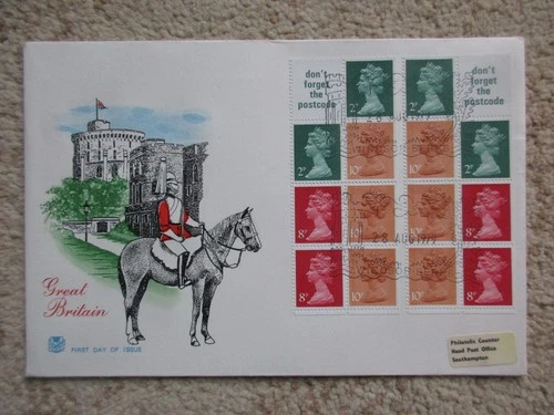 28 AUG 1979 PAIR OF BOOKLET PANES ON SINGLE STUART FIRST DAY COVER, WINDSOR H/S
