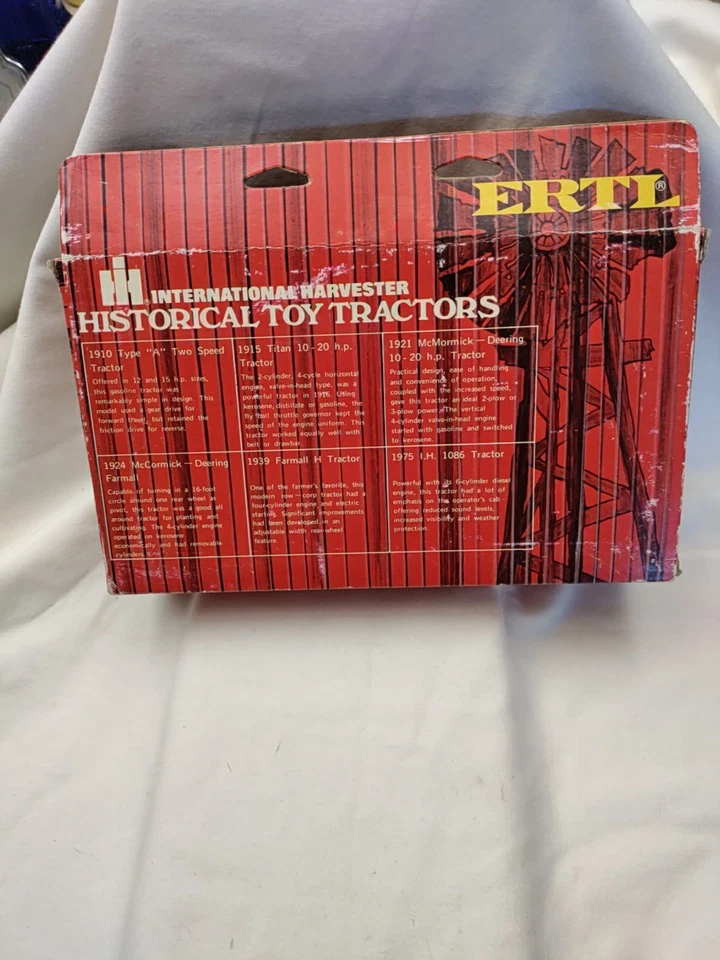 ERTL Internation Harvester Diecast Historical Tractor Collection - Image 3 of 4