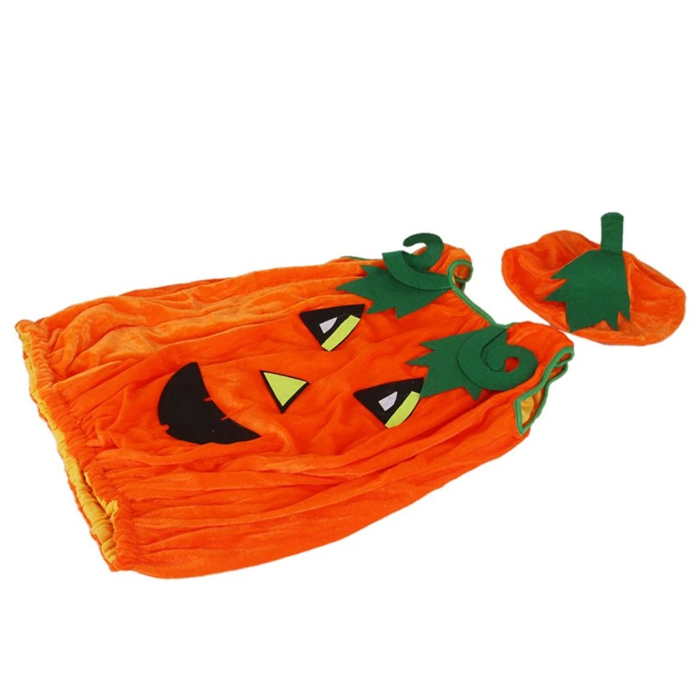VETEMENTS Costume vestito e cappello zucca bambino Halloween zucca bambino vestito vestiti